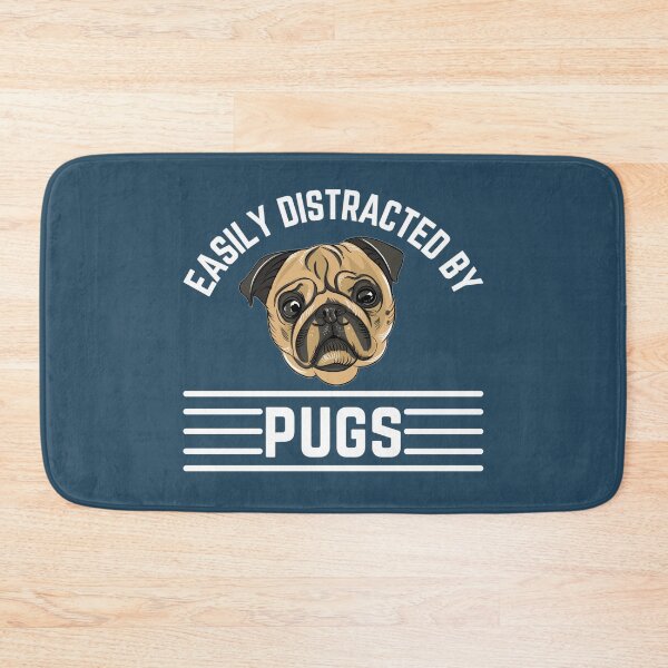 Item preview, Easily Distracted By Pugs designed and sold by CeciLop.