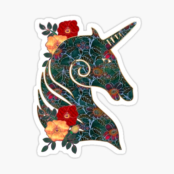 Unicorn Tapestry Sticker