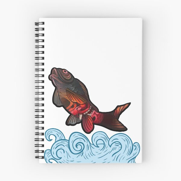 Item preview, japanese yokai koi fish designed and sold by stazz233.