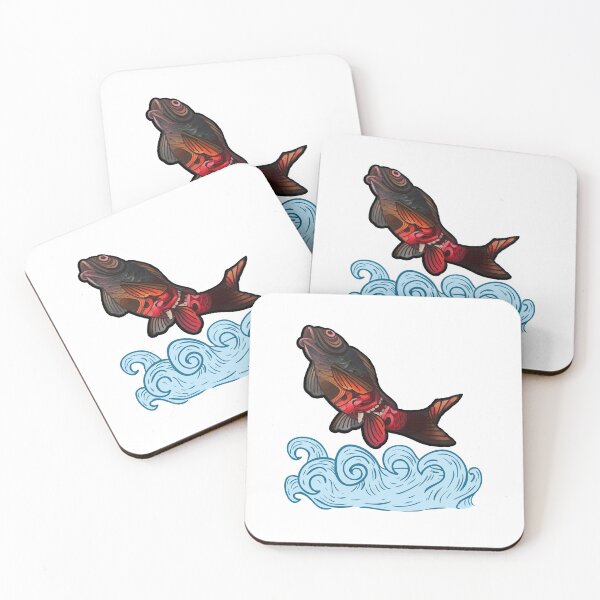 Item preview, japanese yokai koi fish designed and sold by stazz233.