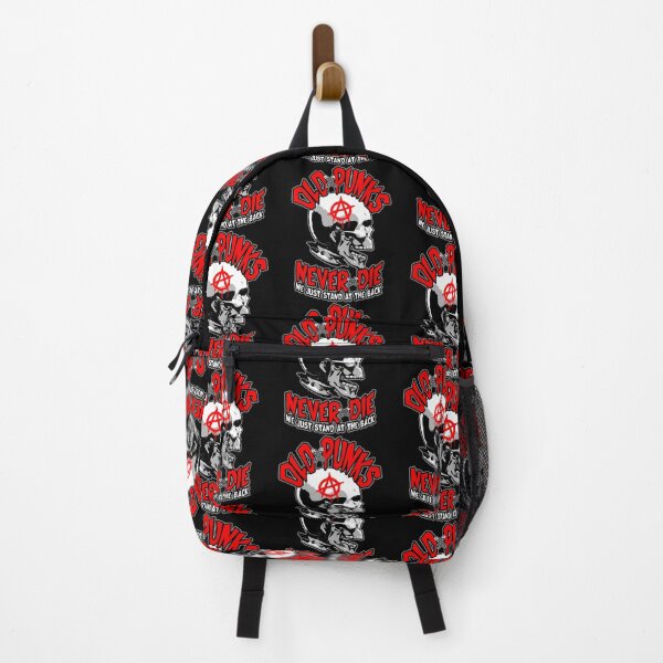 Item preview, Old Punks Never Die Punk Rock Music Mohawk Skull designed and sold by GrandeDuc.