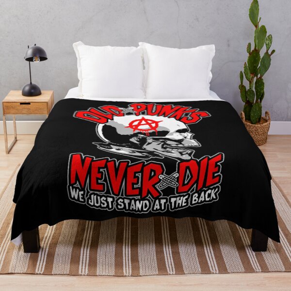 Item preview, Old Punks Never Die Punk Rock Music Mohawk Skull designed and sold by GrandeDuc.