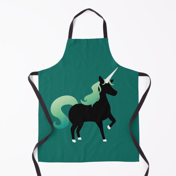 Item preview, Diseño de silueta de unicornio - Colores negro / verde esmeralda designed and sold by HJacka.