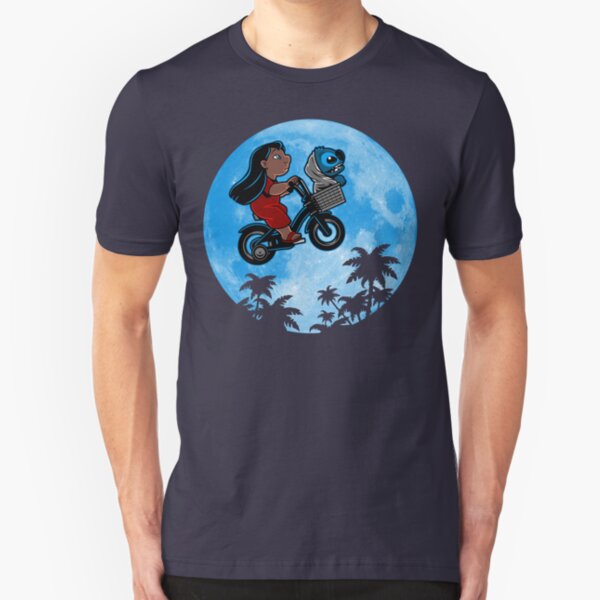 Stitch Phone Home Slim Fit T-Shirt