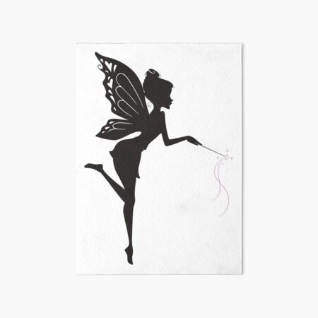 Fairy Silhouettes with Words Fairy Dust Graphic by CatgoDigital