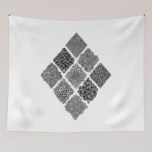 Item preview, Geometric Zenart (black) designed and sold by AnnLavli.
