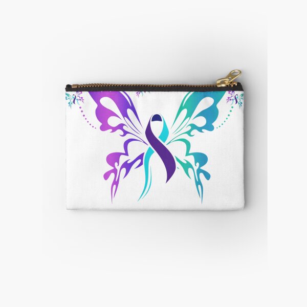 Item preview, Suicide prevention awareness ribbon butterfly t shirt size S-5XL designed and sold by SuzannaGedde.