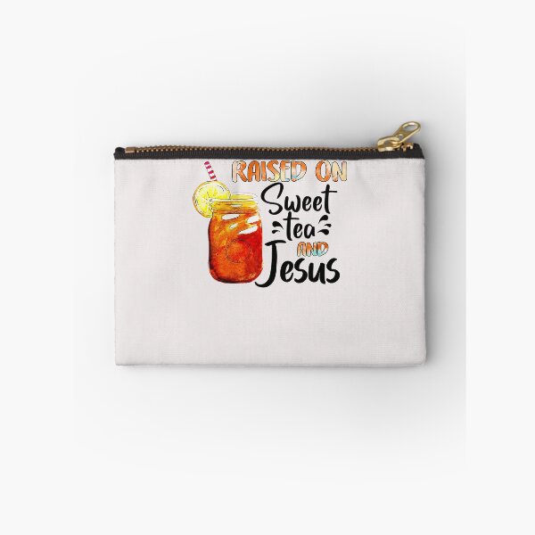 Item preview, 1zAk Funny Raised On Sweet Tea And Jesus Southern Tea Lover  designed and sold by SeleneFrances.