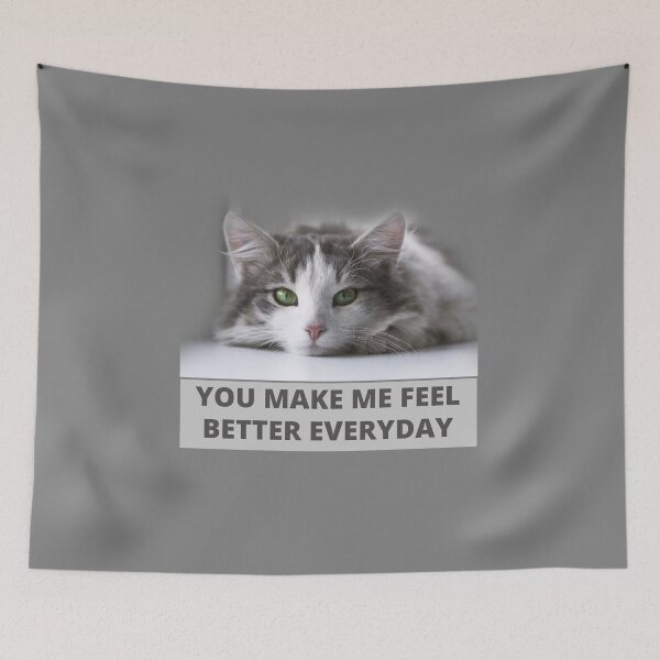 Item preview, You Make Me Feel Better Everyday - An Ailurophile knows about it designed and sold by Tatzki-Design.