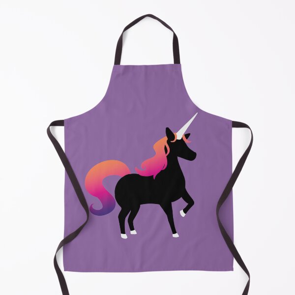 Item preview, Diseño de silueta de unicornio - Colores negro / atardecer designed and sold by HJacka.