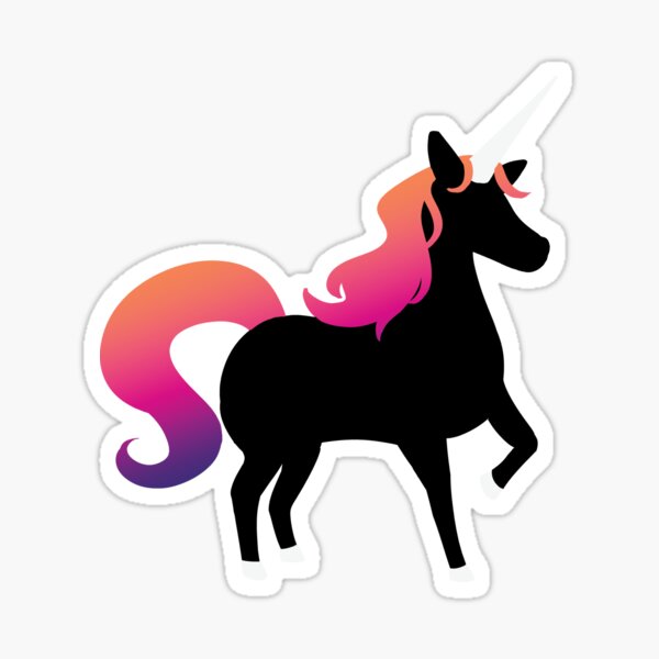 Vivid Unicorn Wall Sticker – Untamed Creatures