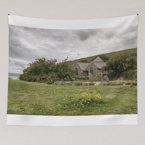 Item preview, Church Cove, Lizard, Cornwal ,Church of the Storms designed and sold by kathleenjean.
