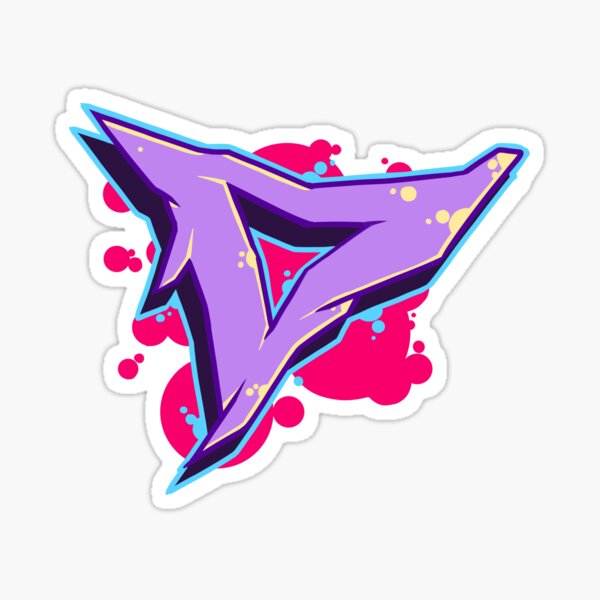 Graffiti Letter D Sticker By Namegraffiti Redbubble