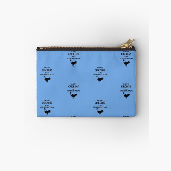 Item preview, Raising Chickens is my Retirement Plan -funny chicken design in black text designed and sold by katiekendall.
