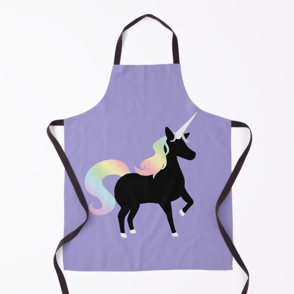 Item preview, Unicorn Silhouette Design - Black / Pastel Rainbow Colours designed and sold by HJacka.
