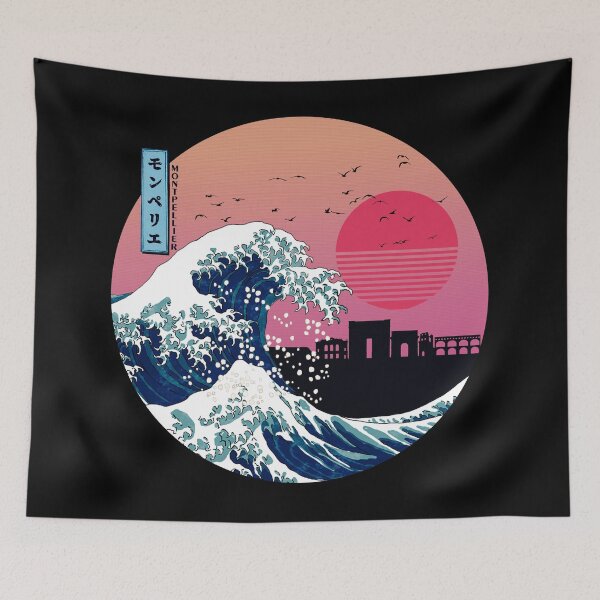 Item preview, Montpellier Kanagawa Wave Retro designed and sold by DFerraz.