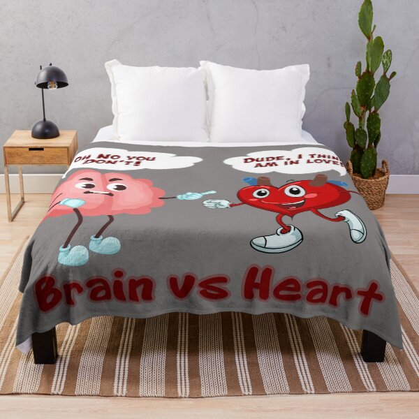 Item preview, Brain vs Heart designed and sold by AffordaBiliTees.