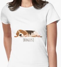 Beagles Women's Fitted T-Shirt