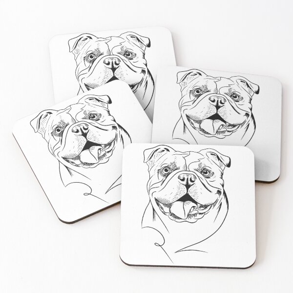 Item preview, English bulldog designed and sold by PawsoMania.