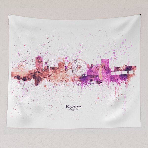 Item preview, Brighton England Skyline designed and sold by ArtPrints.