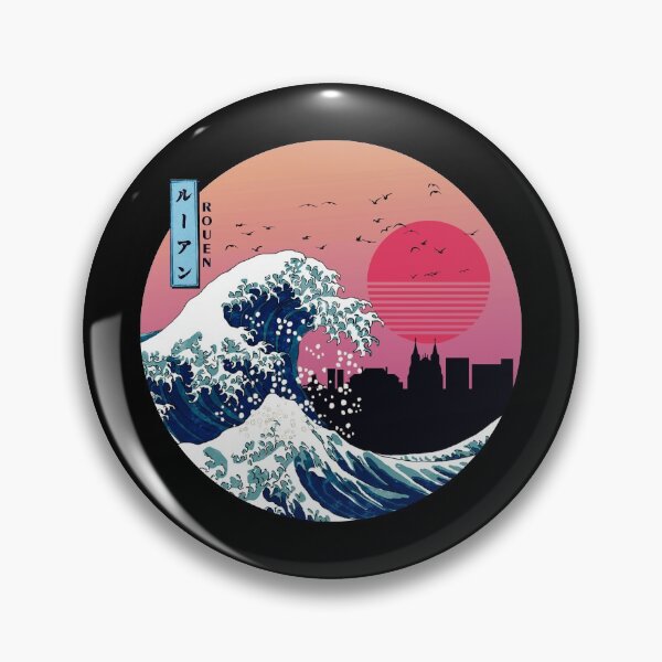 Item preview, Rouen Kanagawa Wave Retro designed and sold by DFerraz.