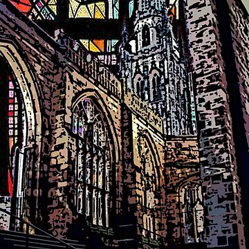 Artwork thumbnail, Coventry Cathedral winged heart by designbywhacky