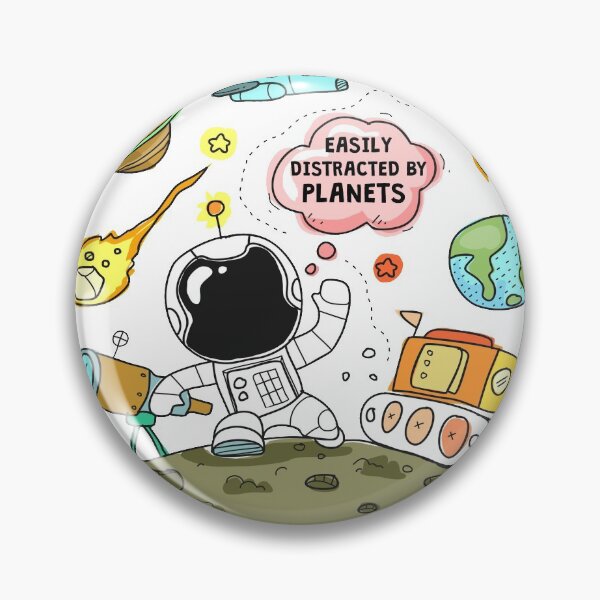 Item preview, Easily Distracted By Planets designed and sold by ProArtzilla.