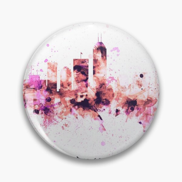 Artikelvorschau, Indianapolis Indiana Skyline entworfen und verkauft von ArtPrints.