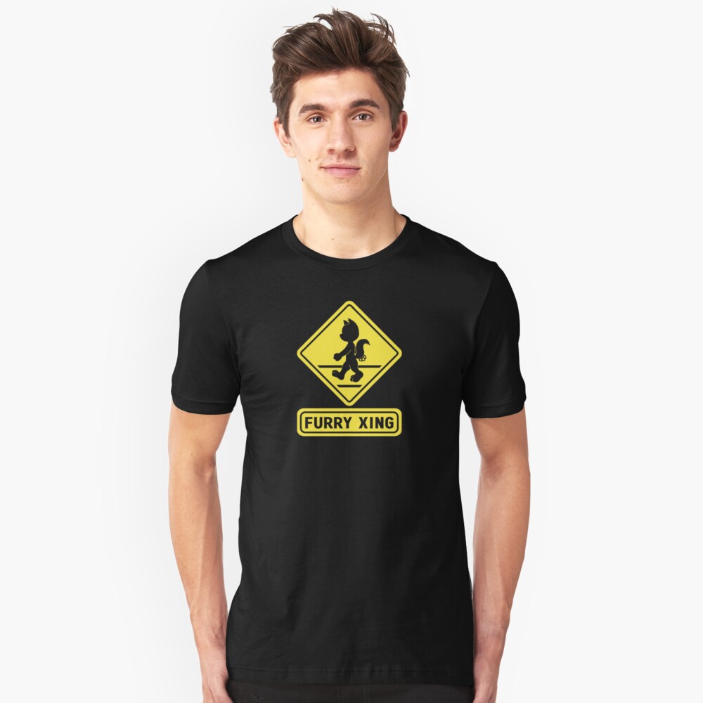 Furry X-ing Slim Fit T-Shirt