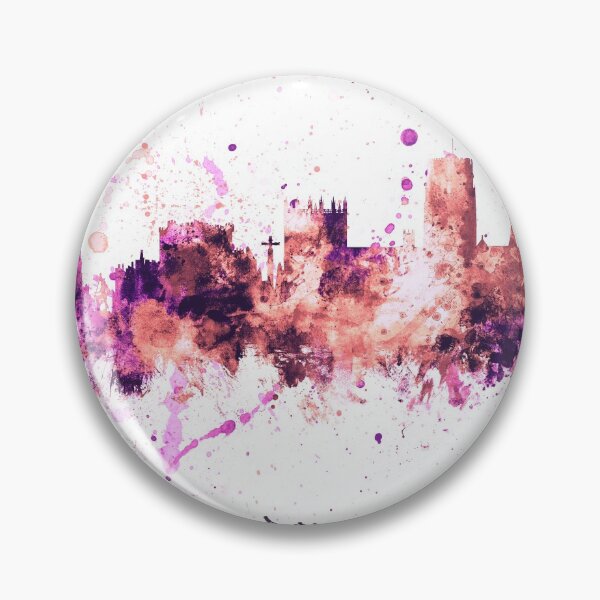 Item preview, Durham England Skyline Cityscape designed and sold by ArtPrints.