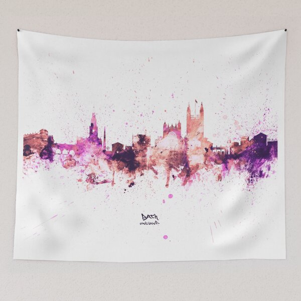 Item preview, Bath England Skyline Cityscape designed and sold by ArtPrints.