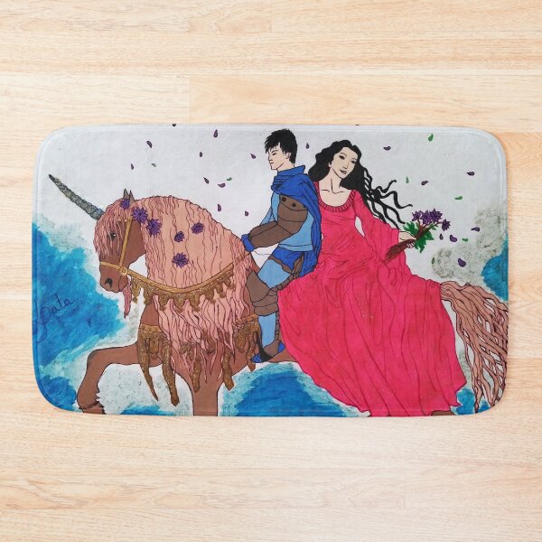 Item preview, Couple on Unicorn designed and sold by LataArtStudio.