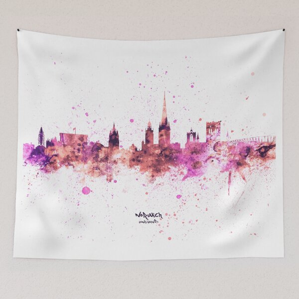 Item preview, Norwich England Skyline designed and sold by ArtPrints.
