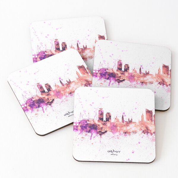 Item preview, Cardiff Wales Skyline designed and sold by ArtPrints.