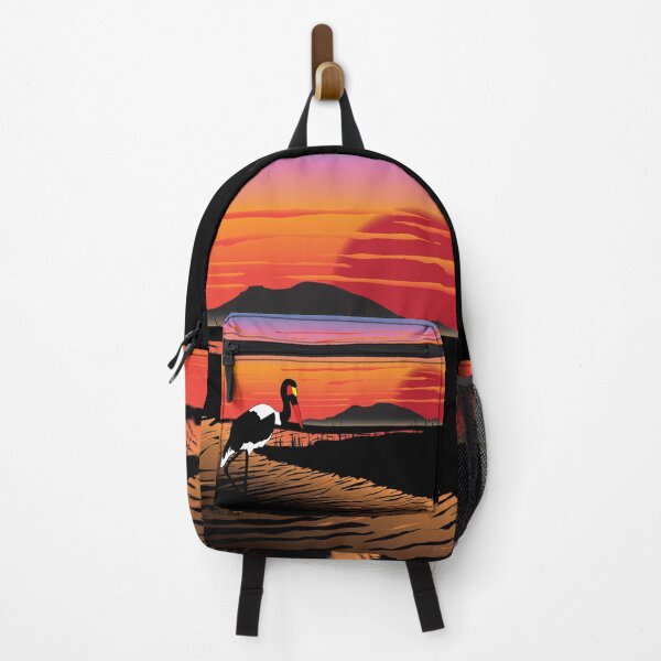Item preview, Saddle-billed stork Africa Sun designed and sold by Chan-Arts.