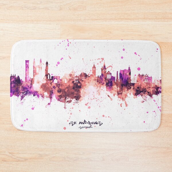 Item preview, St Andrews Scotland Skyline designed and sold by ArtPrints.
