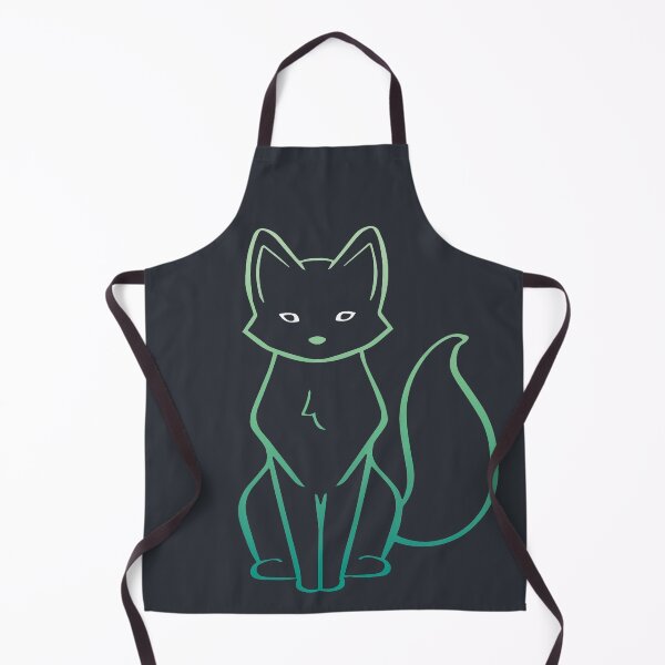 Item preview, Fox Line Illustration Design - Forest Green Colour designed and sold by HJacka.