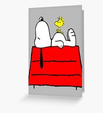 Snoopy chill out Greeting Card