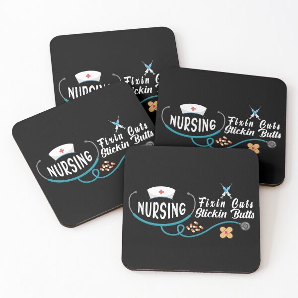 Item preview, NURSING: Fixin cuts and stickin butts designed and sold by Docartdesign.