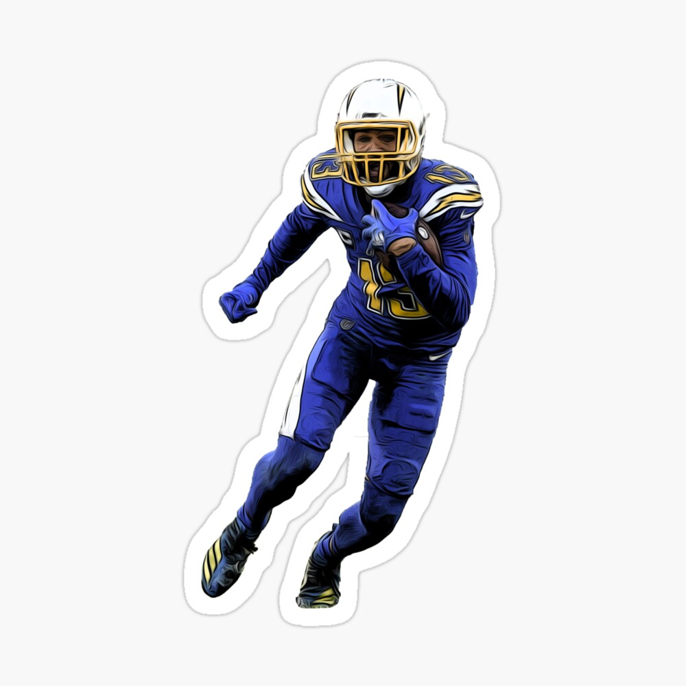 Keenan Allen Home Jersey Sticker for Sale by designsheaven