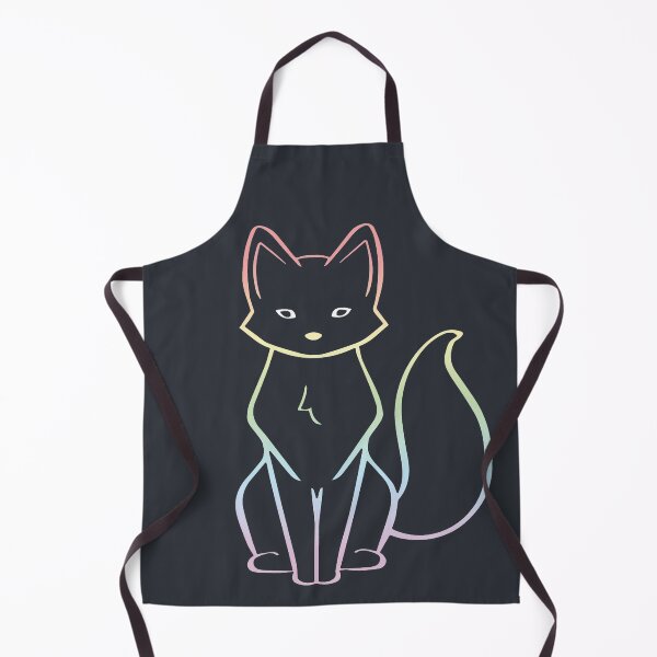 Item preview, Fox Line Illustration Design - Rainbow Pastel Colour designed and sold by HJacka.