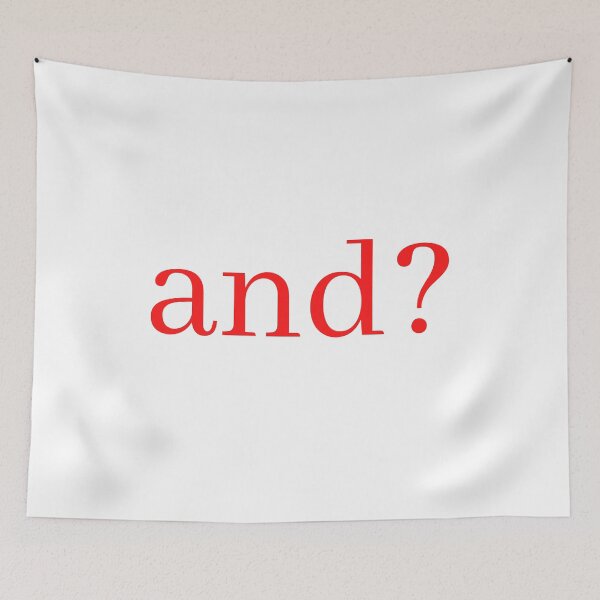 Item preview, and? Typography designed and sold by Fiftyandfab.