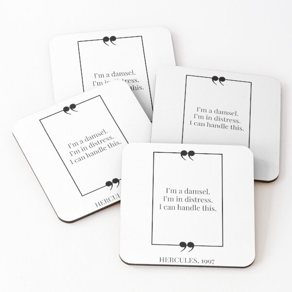 Item preview, Damsel in Distress - Hercules Quote designed and sold by MuseTheQuote1.