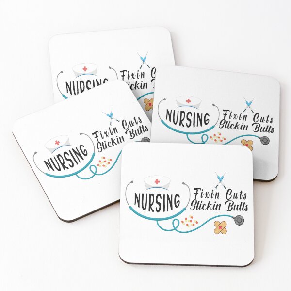 Item preview, NURSING: fixin cuts and stickin butts designed and sold by Docartdesign.