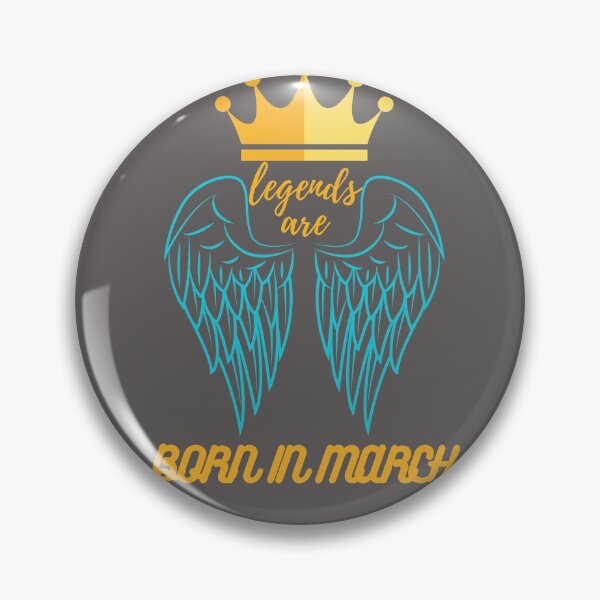 Item preview, Legends are born in March designed and sold by myteebaq.