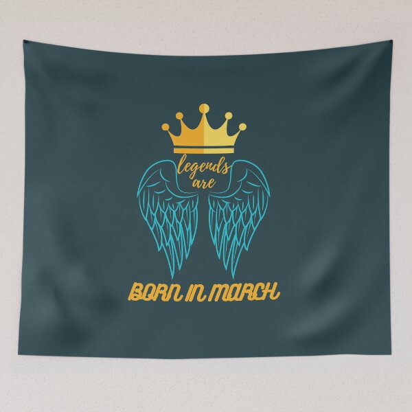Item preview, Legends are born in March designed and sold by myteebaq.