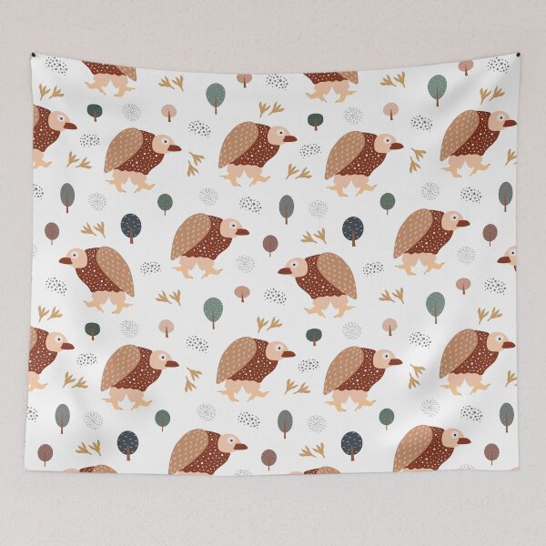 Item preview, Cute birdies in red vests designed and sold by Nadyafilin.