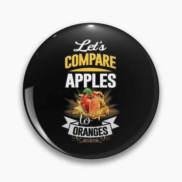Item preview, Let's compare apples to oranges --fruit compare designed and sold by glitchman2.