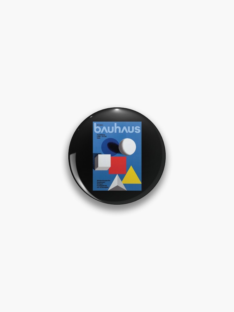 Herbert Bayer - 50 Jahre Bauhaus Ausstellung 1968 Pin for Sale by  BauhausBand