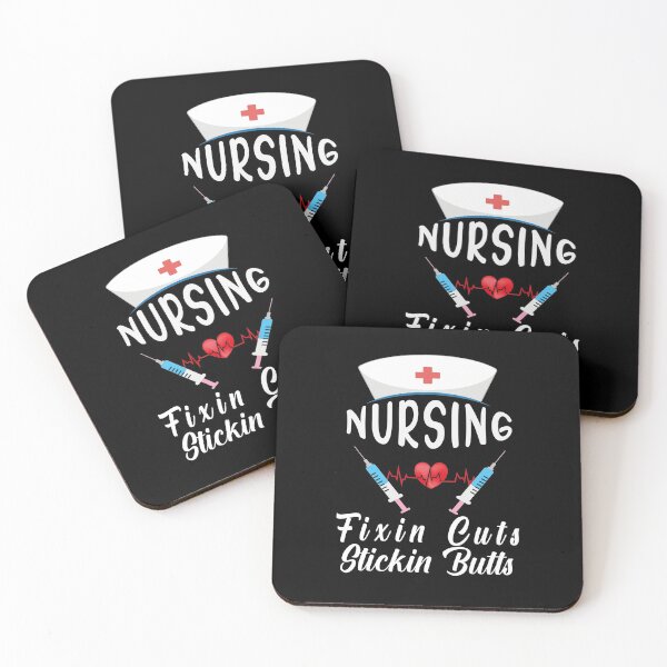Item preview, NURSING: fixin cuts and stickin butts designed and sold by Docartdesign.
